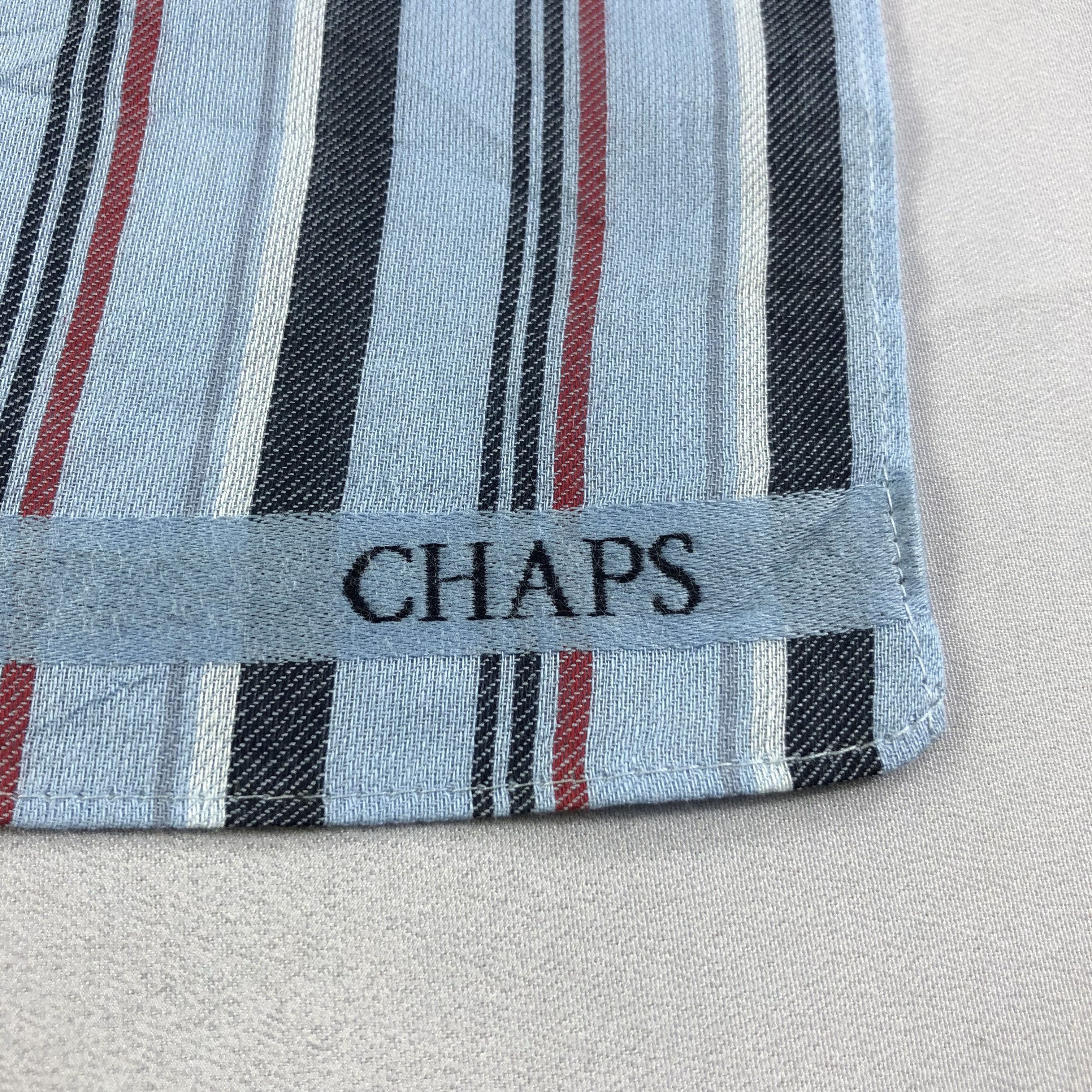 Chaps Chaps Stripes Handkerchief Neckerchief Bandana H1689 Size ONE SIZE - 4 Thumbnail