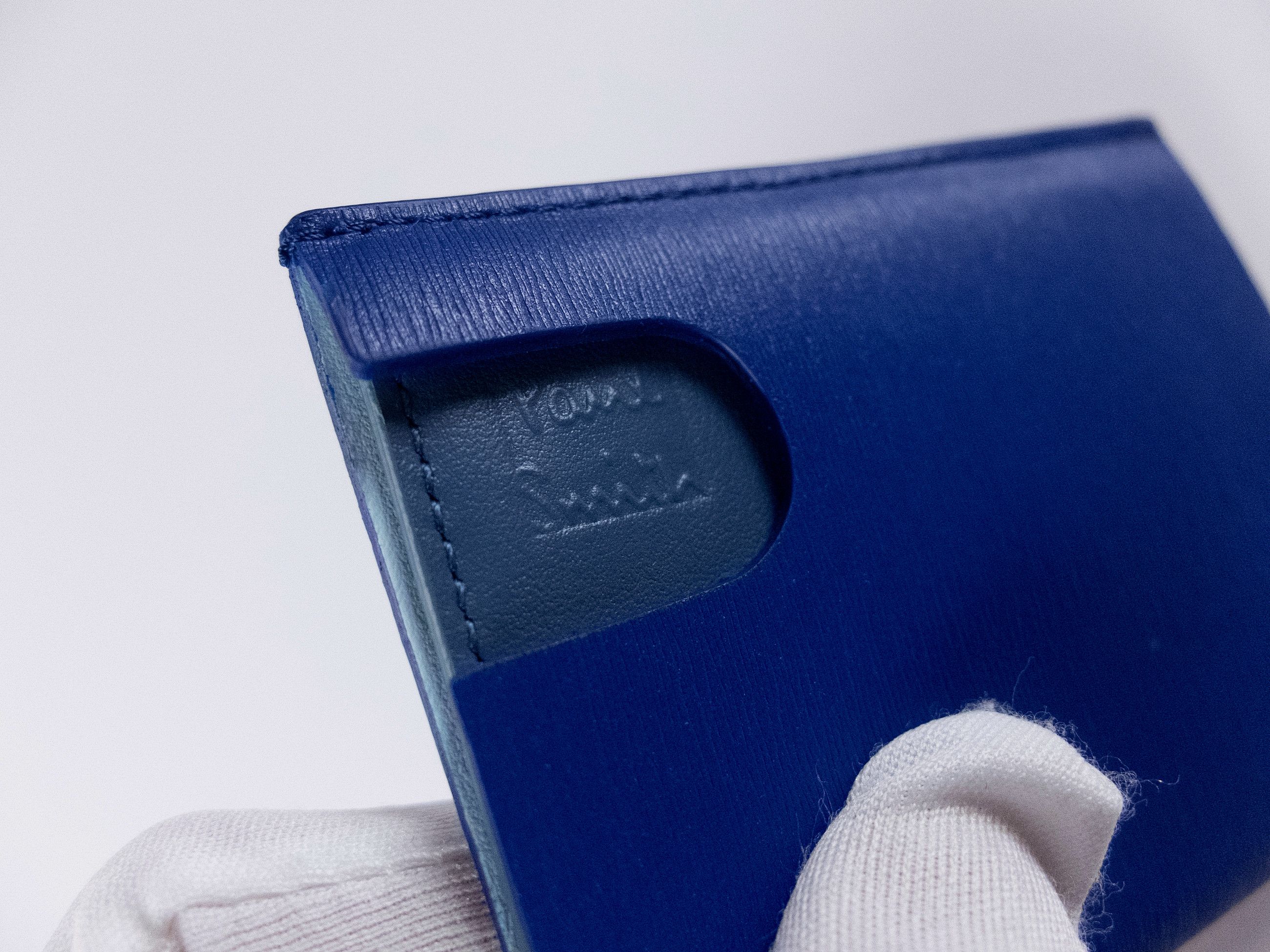 Paul Smith PAUL SMITH two tone blue leather pop up card holder Size ONE SIZE - 3 Thumbnail