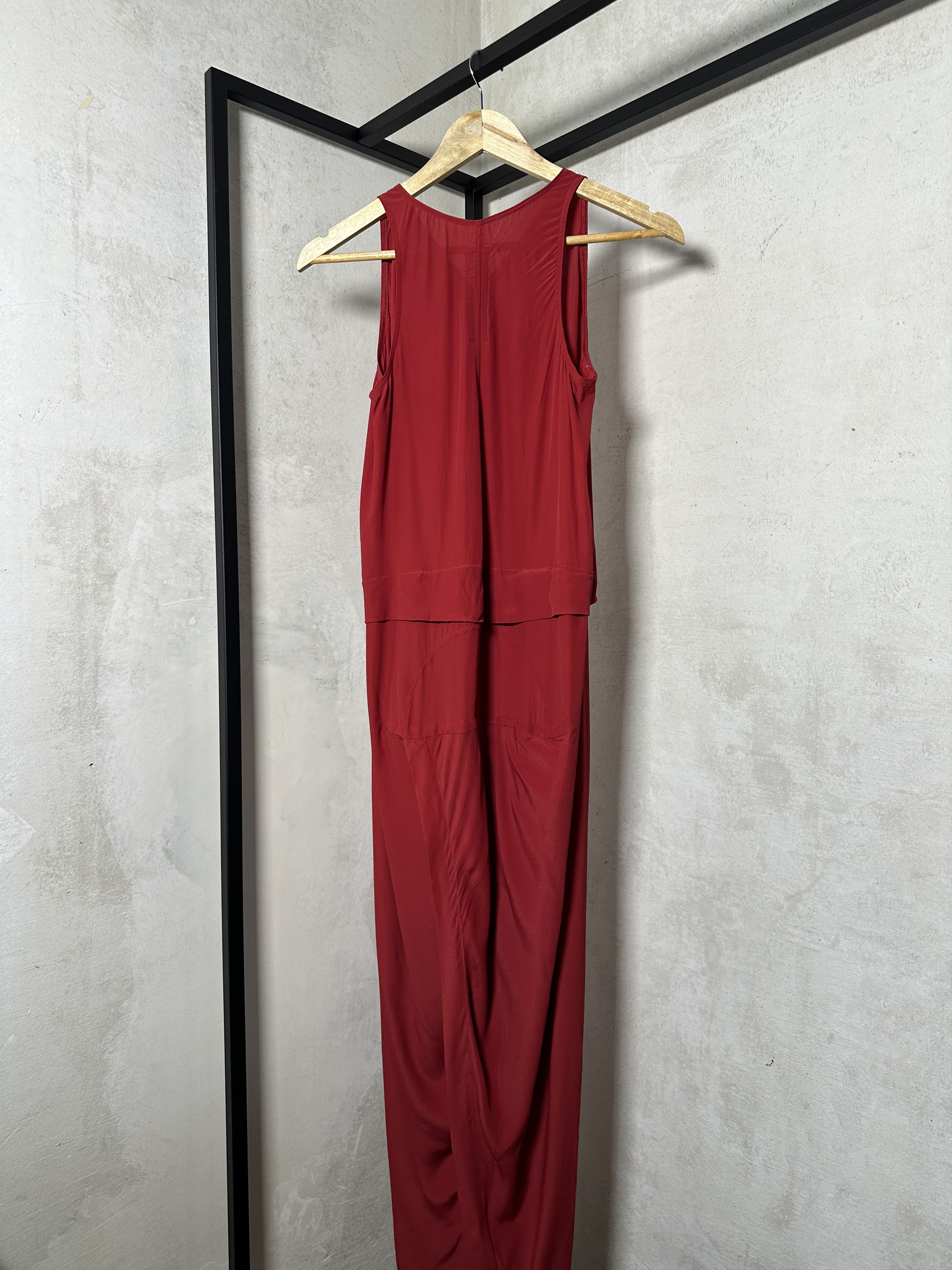 Rick Owens Rick Owens Moody Tank Gown in Red Size M / US 6-8 / IT 42-44 - 9 Thumbnail