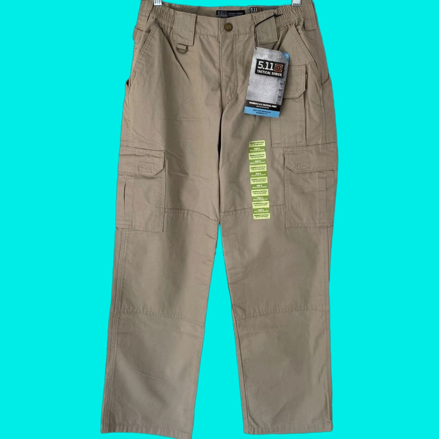 Vintage VINTAGE 5.11 Tactical Cotton Canvas Cargo Pants Women Size 8 Khaki Workwear Casual Size 30" / US 8 / IT 44 - 1 Thumbnail