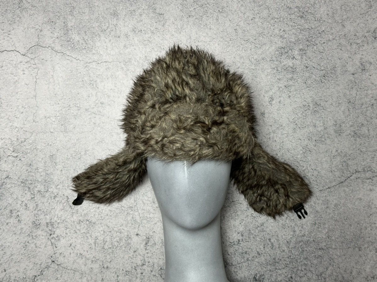 Hysteric Glamour Vintage Y2K Fuzzy Ushanka Beanie Hat Mohair Faux Fur Size ONE SIZE - 2 Thumbnail