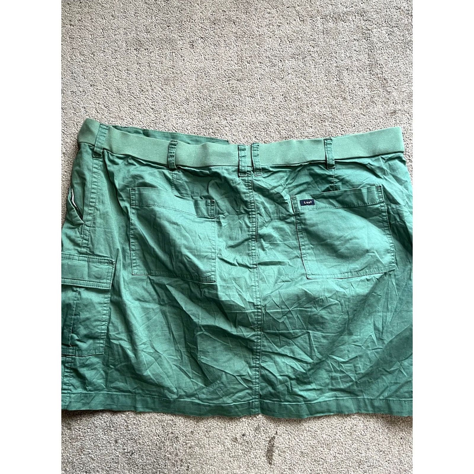 Lee Lee Skort Women’s Plus Size 22 Green Pockets Short Casual Activewear Size ONE SIZE - 2 Thumbnail