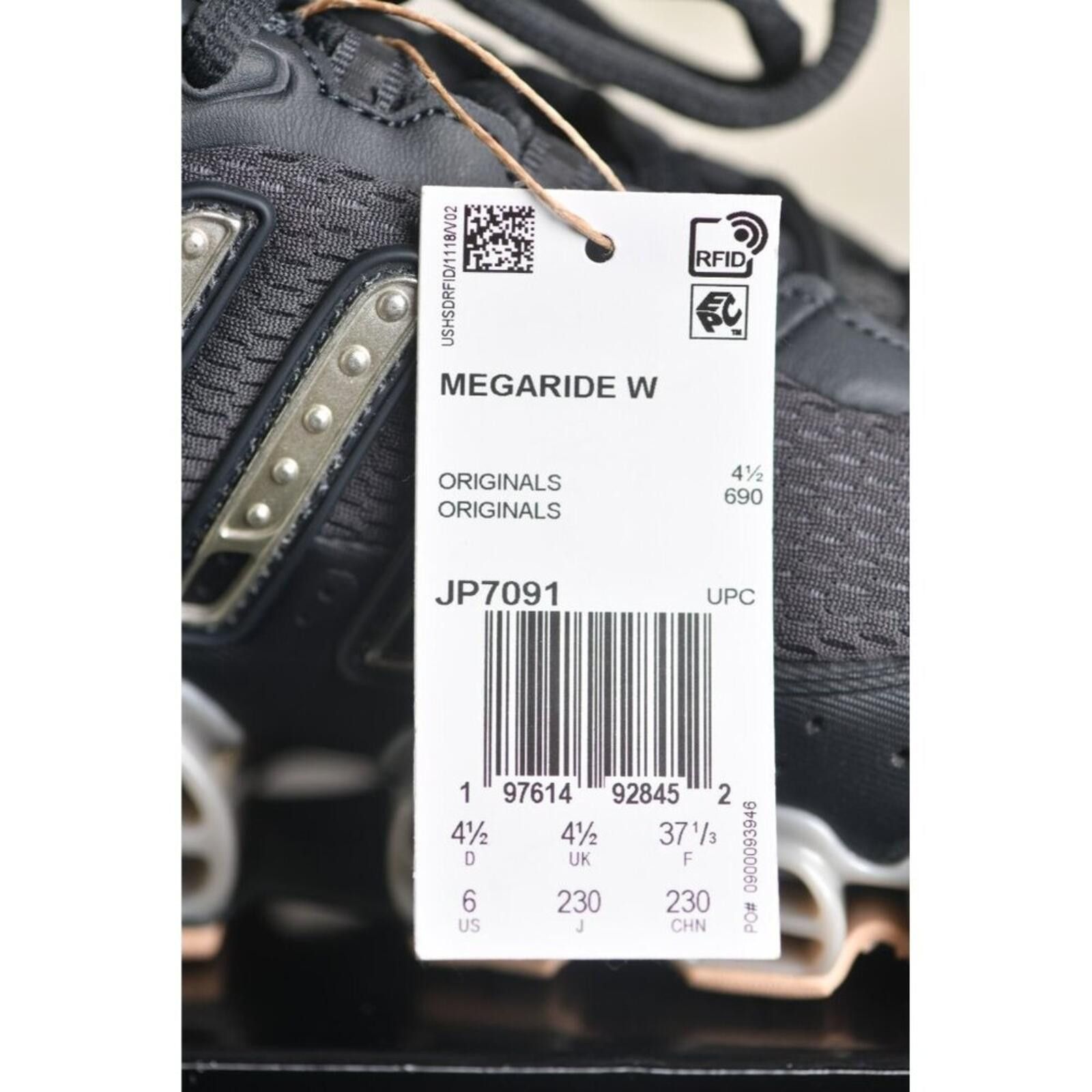 Adidas Adidas Wmns A3 Megaride Black Silver Metallic | SKU: JP7091 Size US 6 / IT 36 - 5 Thumbnail