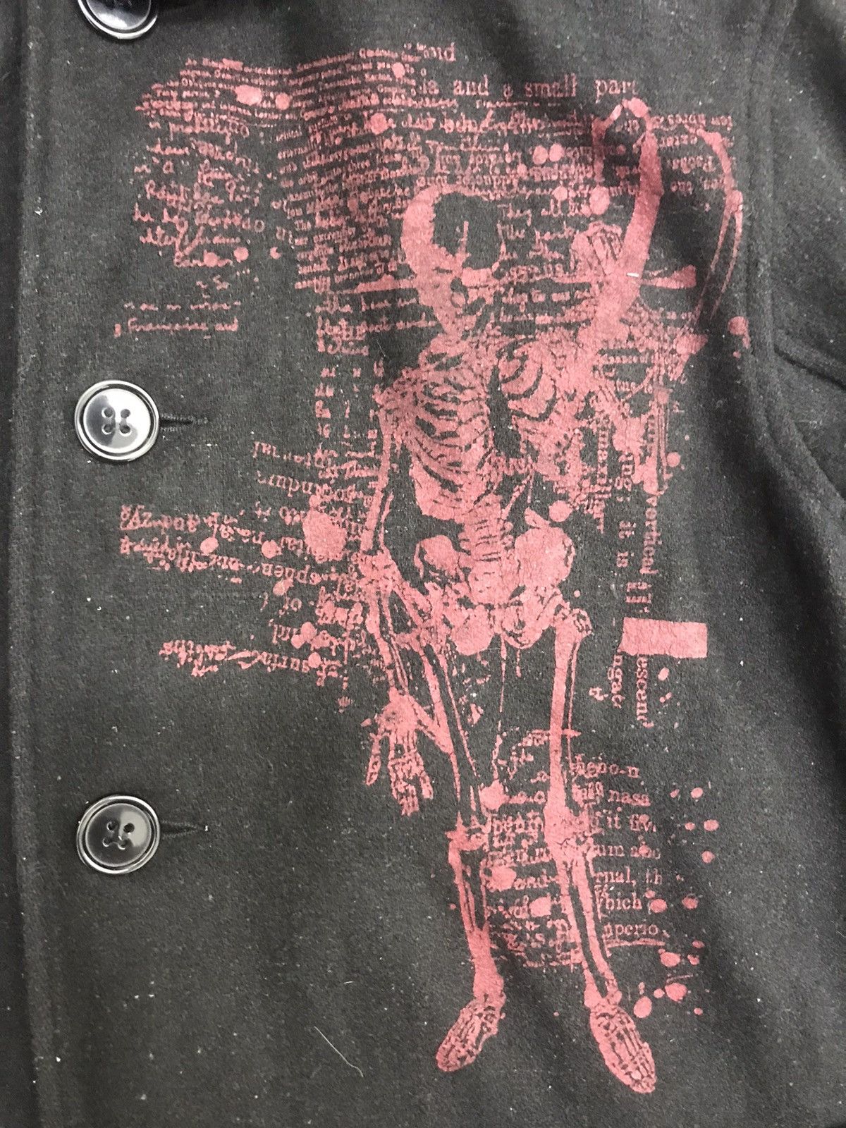Japanese Brand h anarcy Skeleton Hoodie Jacket Size US S / EU 44-46 / 1 - 5 Thumbnail