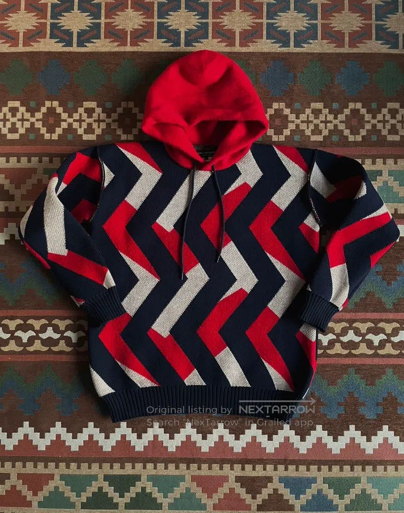 Junya Watanabe Junya Watanabe Wool-blend Hooded Sweatshirt Jacket Size US M / EU 48-50 / 2 - 2 Thumbnail