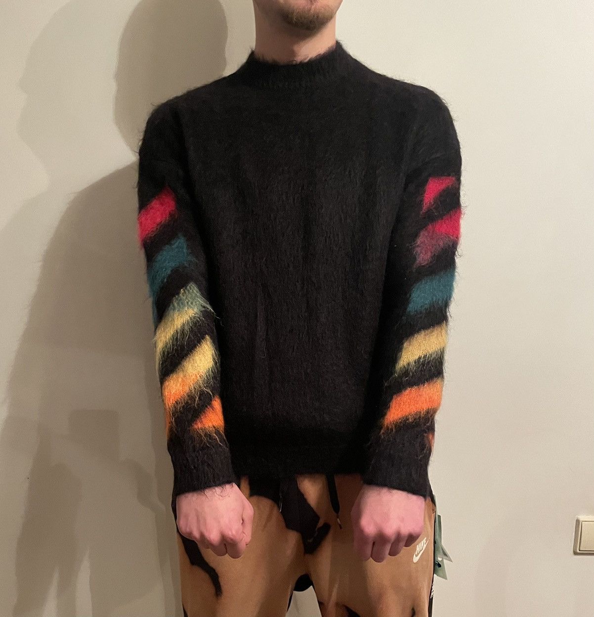 Off-White 💥NWT💥 OFF-WHITE GRADIENT MOHAIR SWEATER Size US S / EU 44-46 / 1 - 4 Thumbnail