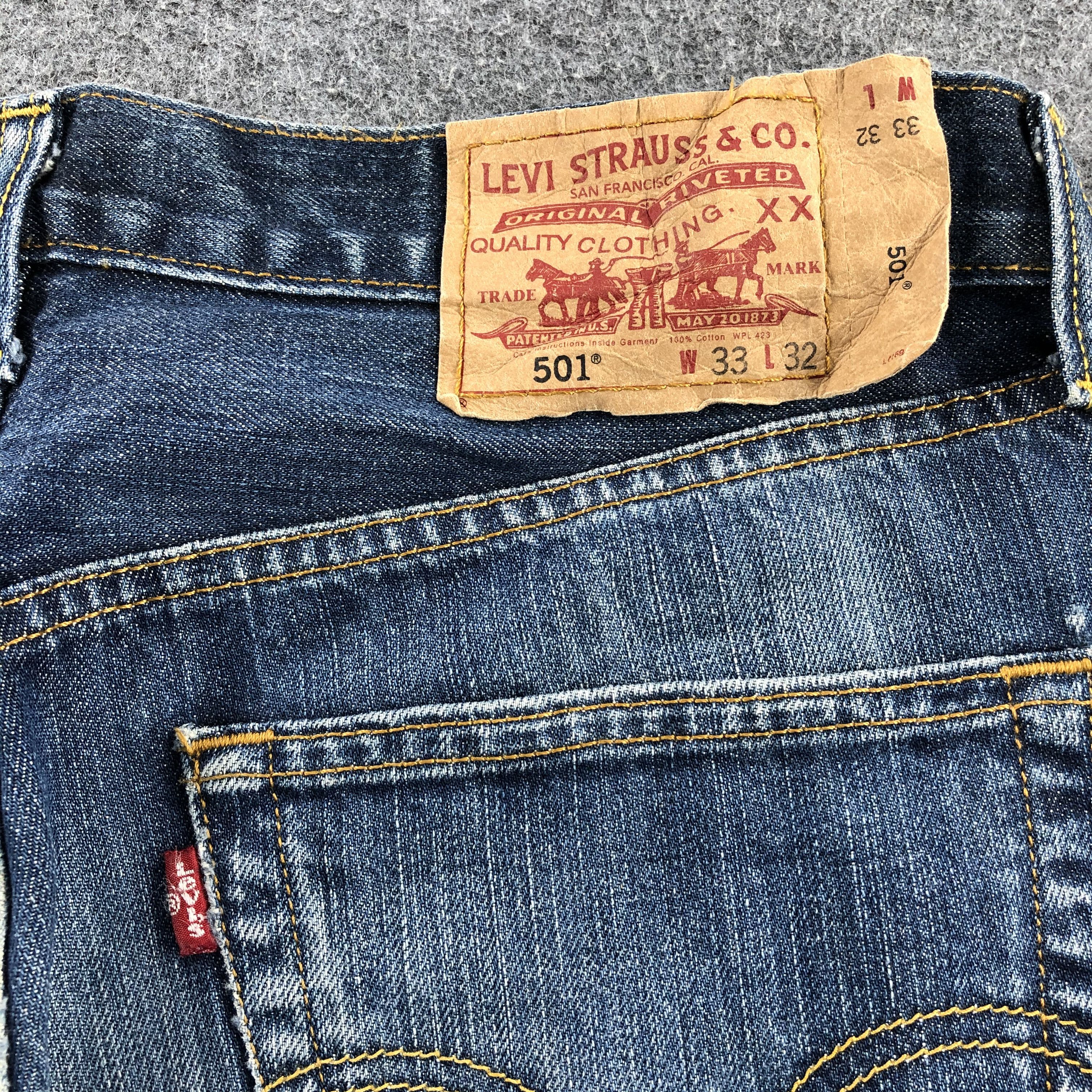 Levi's × Vintage Vintage Levis 501 Jeans-JM994 Size US 33 - 6 Thumbnail
