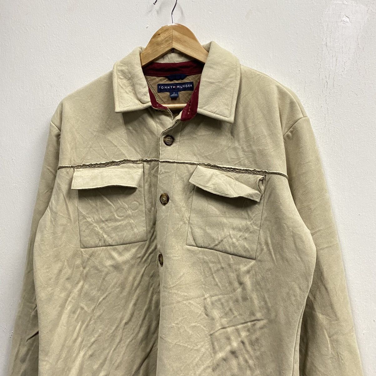 Tommy Hilfiger Tommy Hilfiger Sherpa Lined Utility Shacket (Shirt Jacket) Size US M / EU 48-50 / 2 - 3 Thumbnail