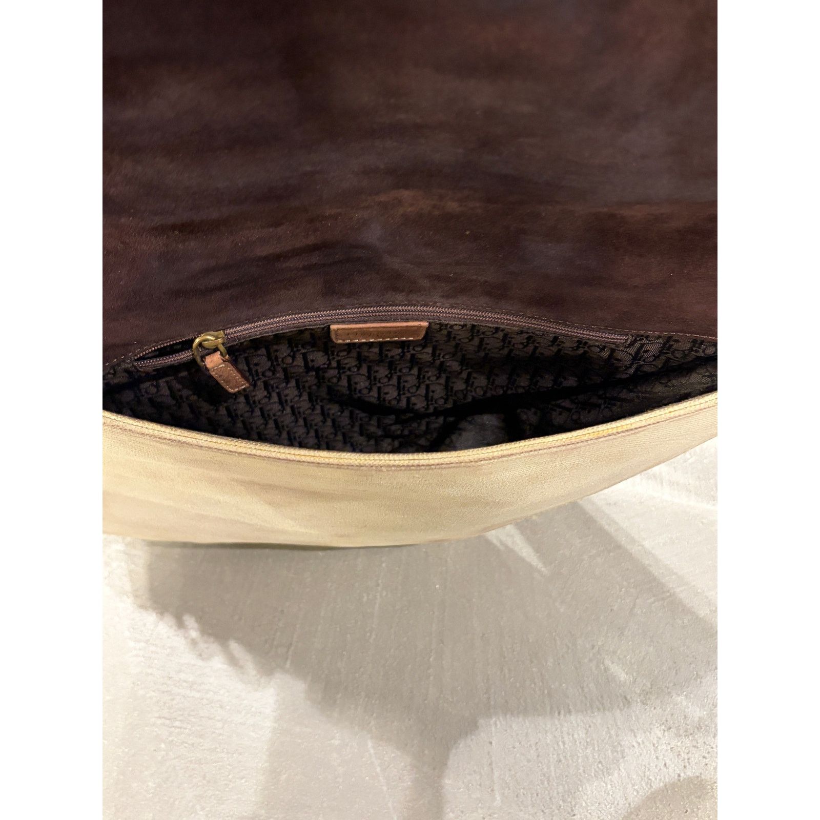 Dior 2002 Christian Dior by John Galliano canvas Saddle bag Size ONE SIZE - 13 Thumbnail