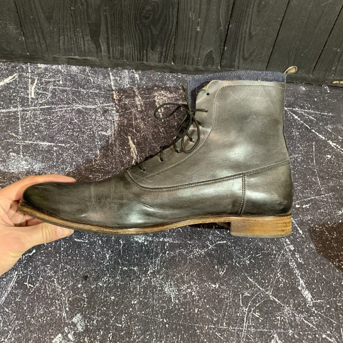 Antony Morato Antony MORATO Leather Boots Size 44 Rick Owens Style Size US 9 / EU 42 - 11 Thumbnail