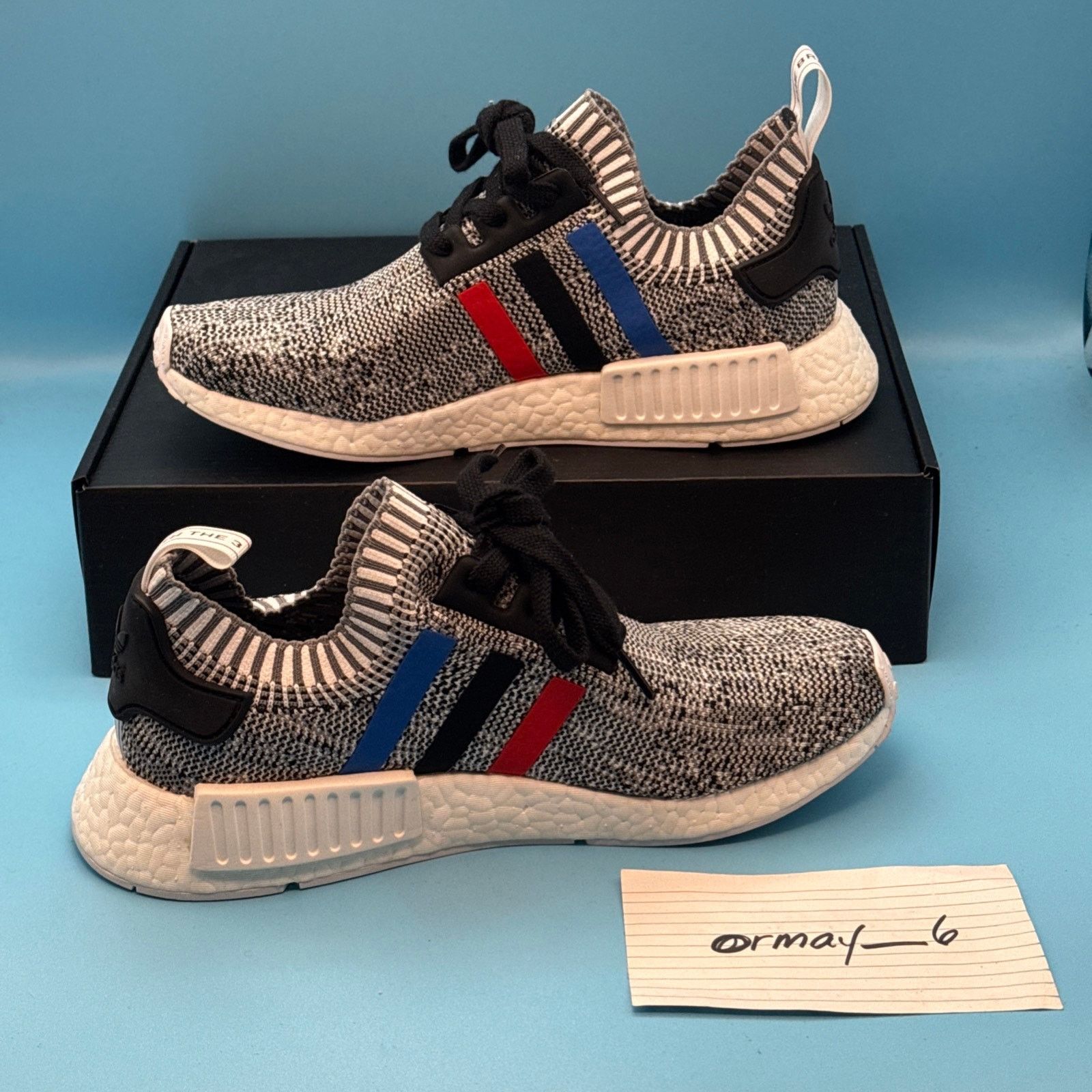 Adidas adidas NMD_R1 PK Tri Color Stripes White m8 Size US 8 / EU 41 - 2 Thumbnail