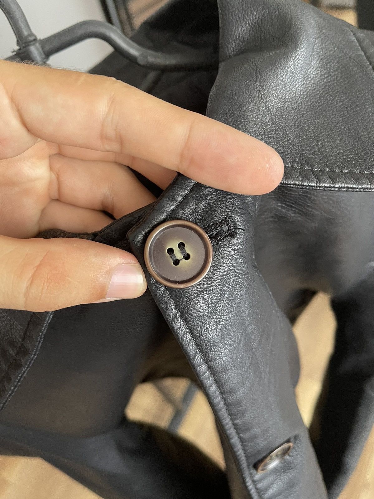 Japanese Brand A.A.R Yohji Yamamoto Vintage Leather Jacket Japan 90s Size US L / EU 52-54 / 3 - 16 Thumbnail