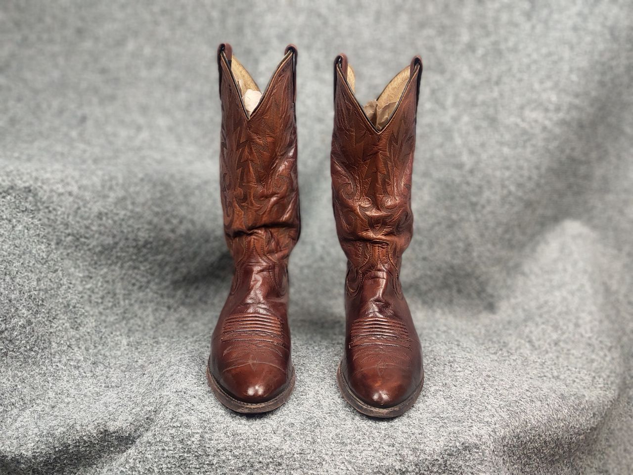 Dan Post Dan Post vintage Brown Western cowboy boots USA Made Size US 7.5 / IT 37.5 - 1 Thumbnail