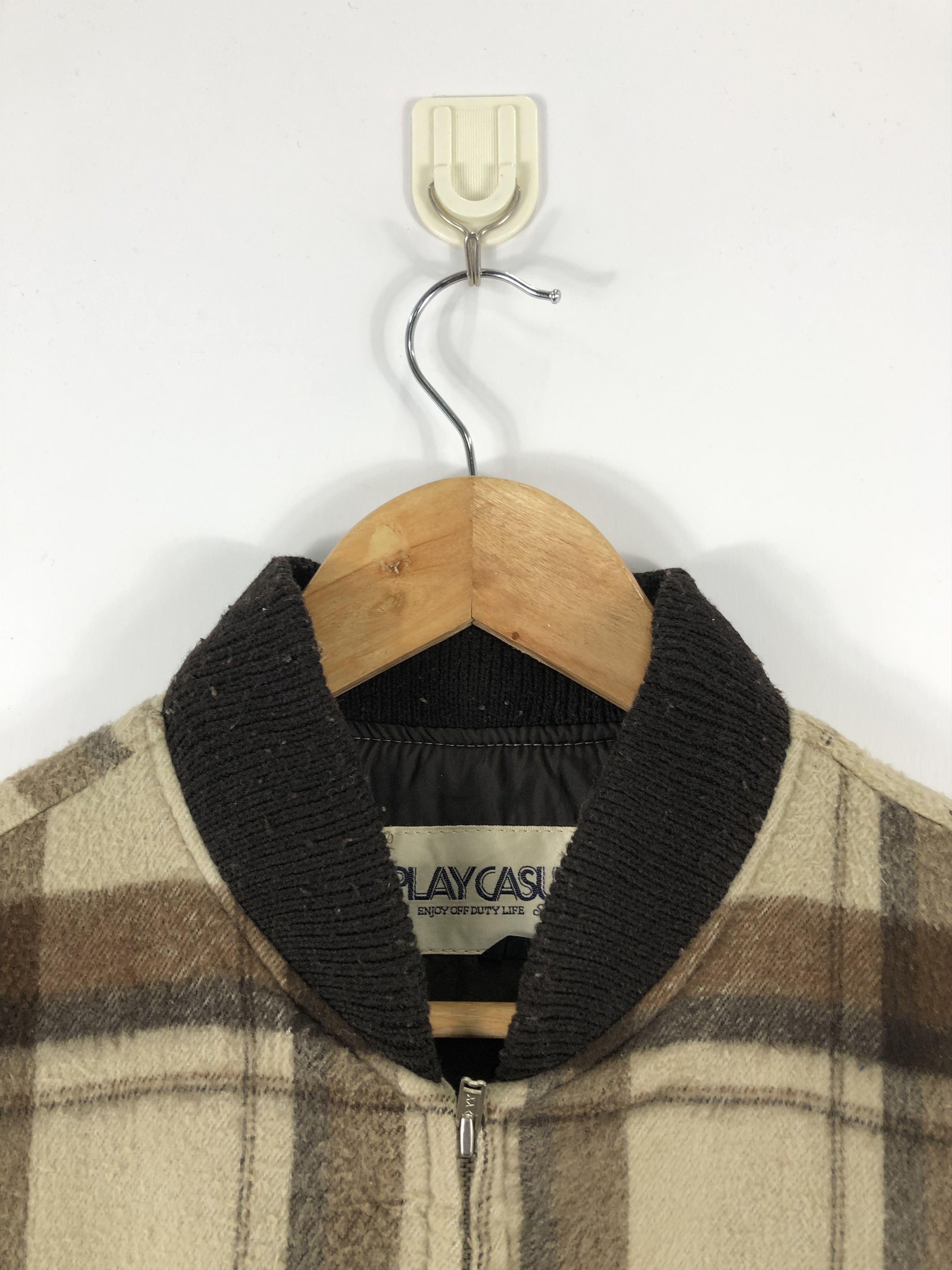 Japanese Brand Vintage 90s Plaid Jacket J0578 Size US L / EU 52-54 / 3 - 3 Thumbnail