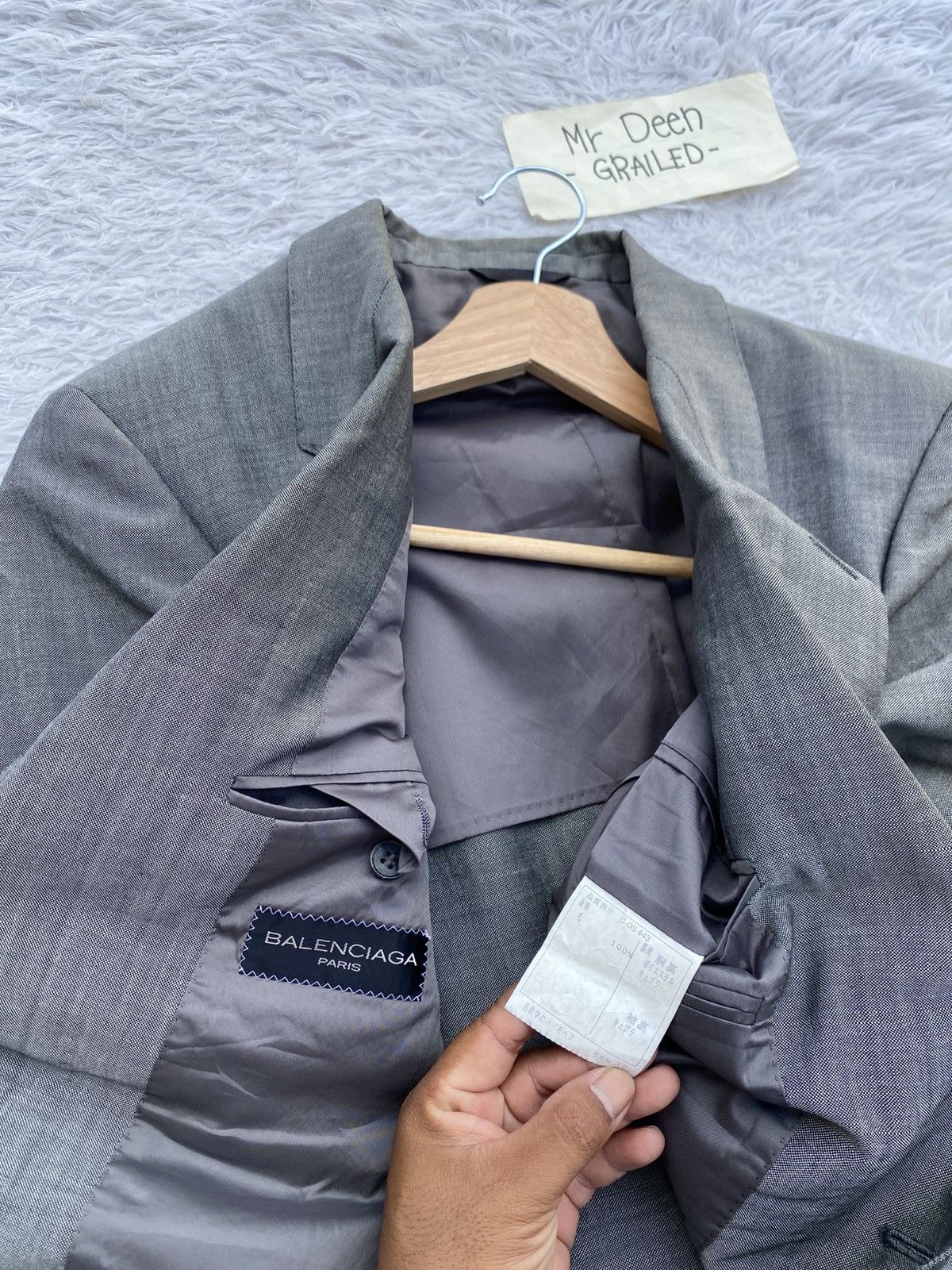 Balenciaga Rare Vintage 90s Balenciaga Blazer Size 36S - 9 Thumbnail
