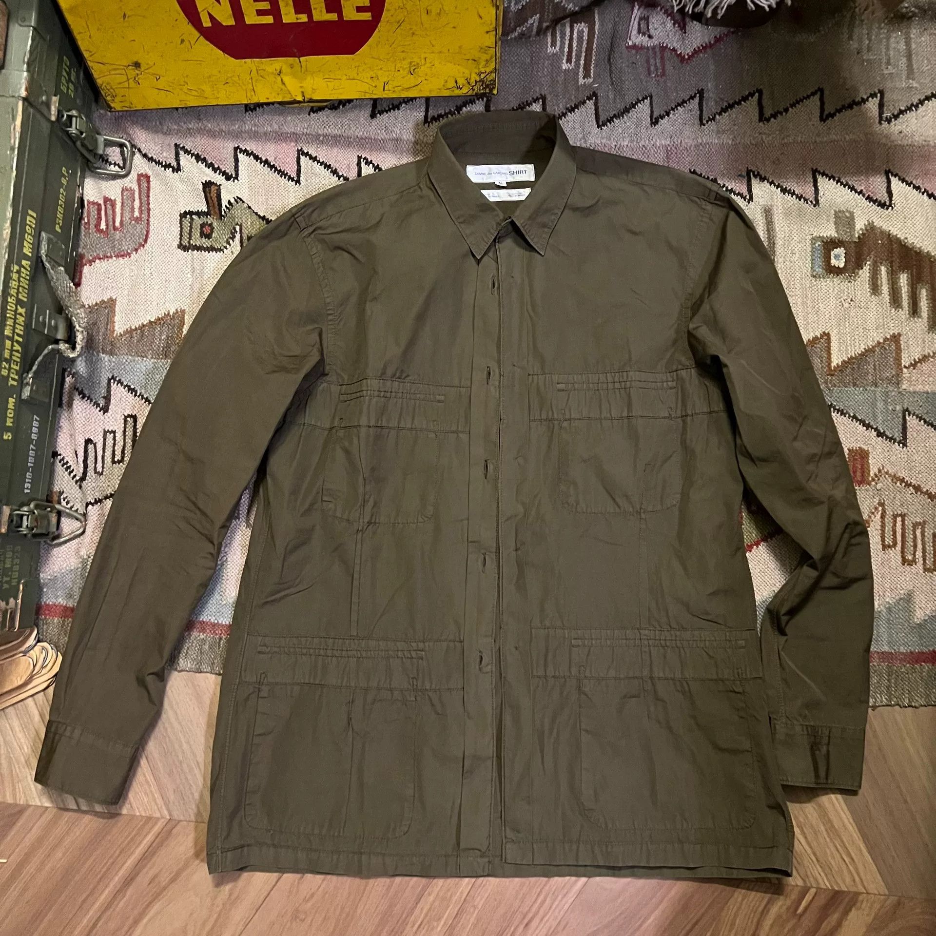 Rei Kawakubo Comme des Garçons Vintage Double-Sided Shirt Size US M / EU 48-50 / 2 - 1 Thumbnail