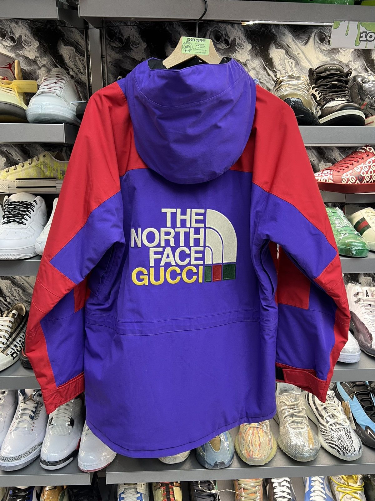 Gucci Gucci x Northface Red/Purple Windbreaker Size US M / EU 48-50 / 2 - 2 Thumbnail