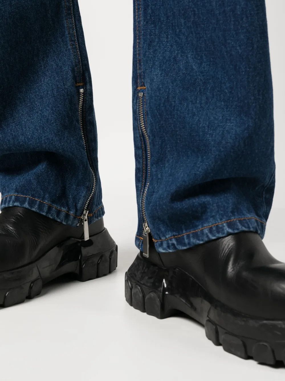 Off-White o1y0225 Denim Pant in Blue Size US 31 - 3 Thumbnail