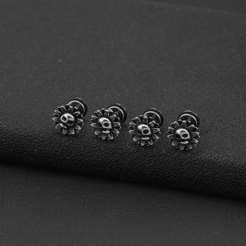 Jewelry Matchless Earrings One Pairs Chrome Jewelry Size ONE SIZE - 3 Thumbnail
