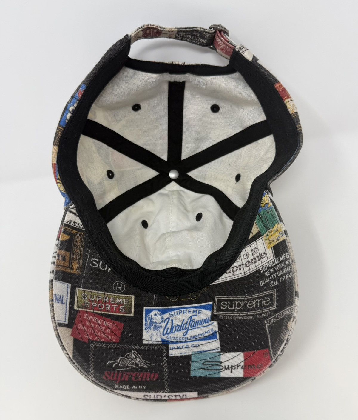 Supreme Labels 6 Panel Hat SS21