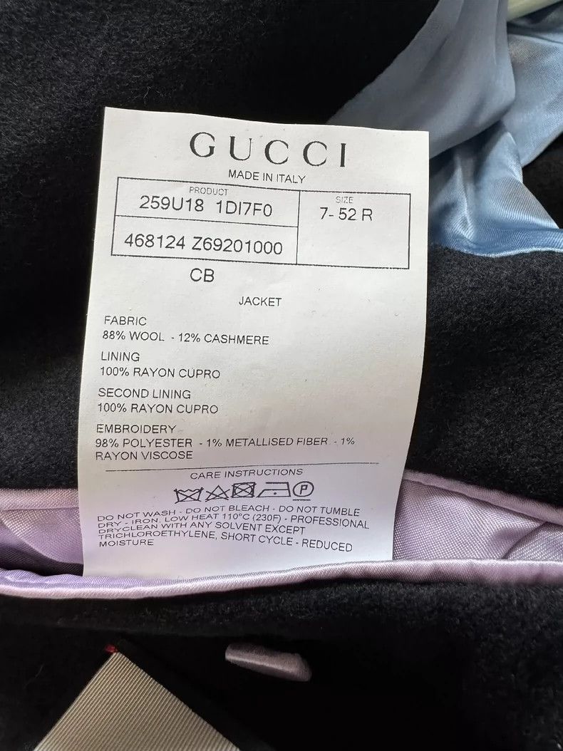 Gucci Gucci Wool suit jacket 2501-Nextarrow Size 52R - 5 Thumbnail