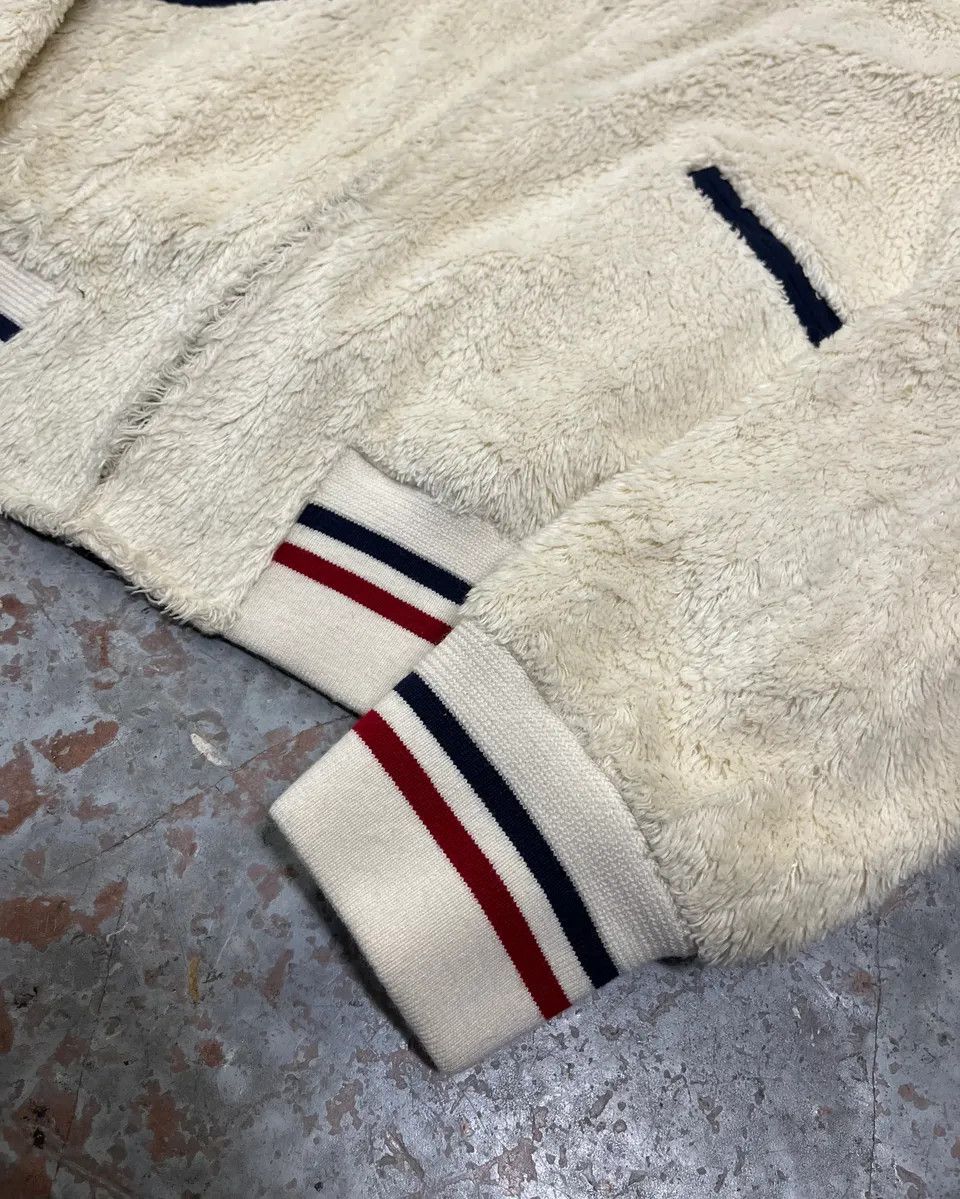 Saint Laurent Paris SS2016 Saint Laurent Cream Faux Fur Bomber Jacket Size US S / EU 44-46 / 1 - 6 Thumbnail