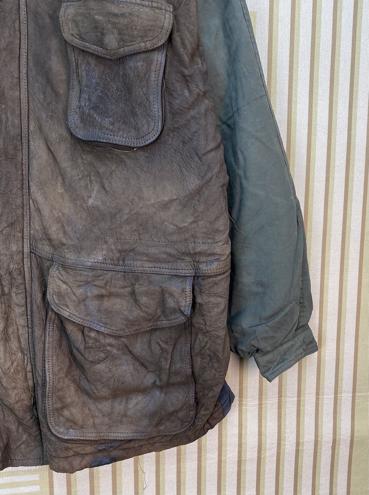 American Eagle Outfitters 🫶 vintage American Eagle brown leather Outdoor Jacket Size US L / EU 52-54 / 3 - 5 Thumbnail