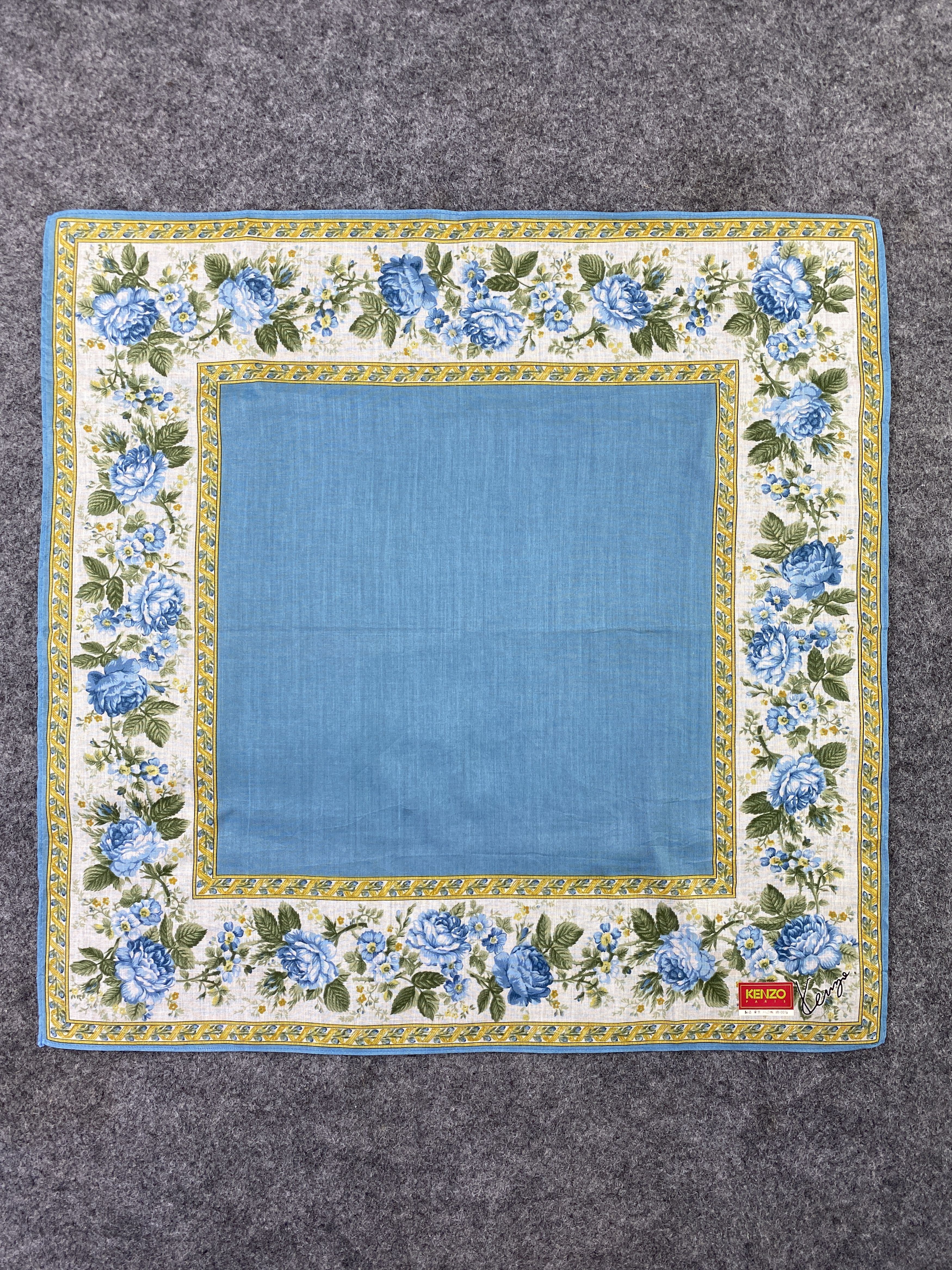 Kenzo × Vintage Kenzo Handkerchief / Bandana / Neckerchief / Headscarf-B189 Size ONE SIZE - 3 Thumbnail