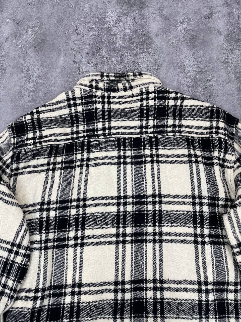 Other Young Poets Society Men Wool Shirt Jacket Black White Check Size US XL / EU 56 / 4 - 9 Thumbnail