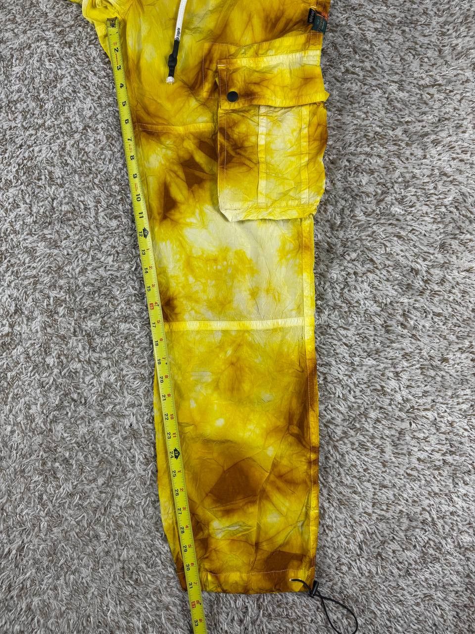Palm Angels Palm Angels Tie-Dye Shell Cargo Pants Yellow Size US 30 / EU 46 - 7 Thumbnail