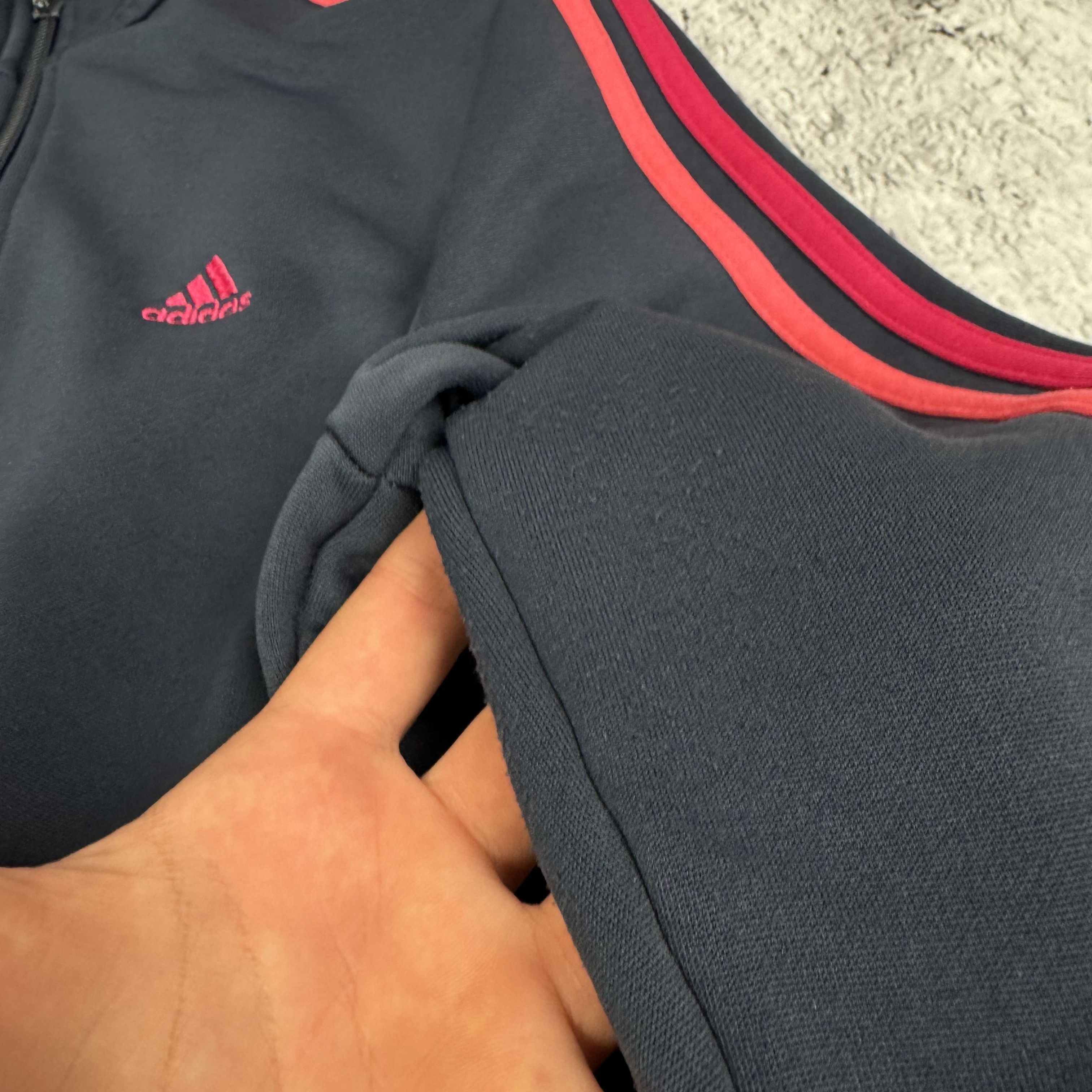 Adidas Adidas Embroidery Logo 3-Striped Full Zip Track Jacket Size S / US 4 / IT 40 - 7 Thumbnail