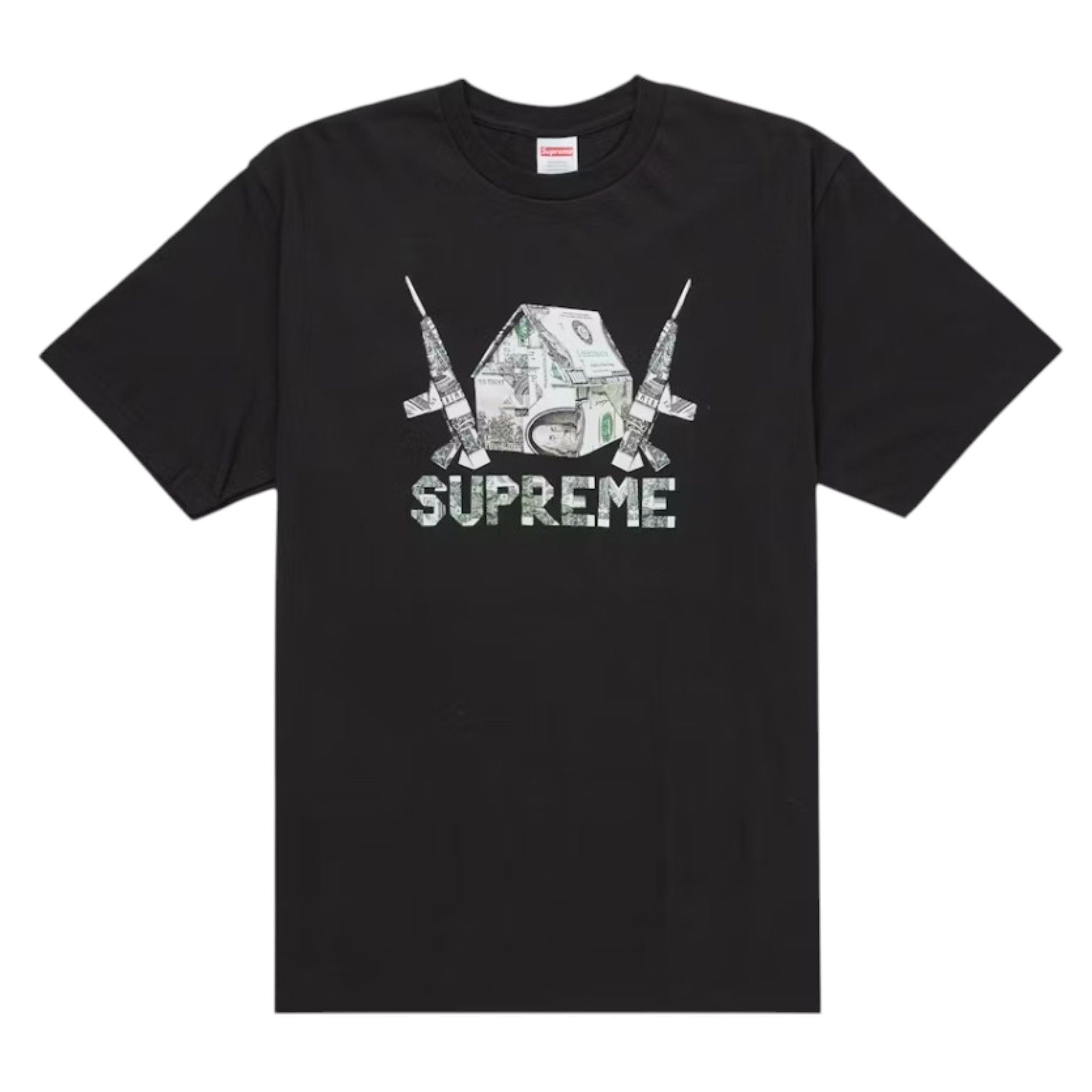 Supreme Origami Short Sleeve Tee Shirt Black Size US M / EU 48-50 / 2 - 1 Preview
