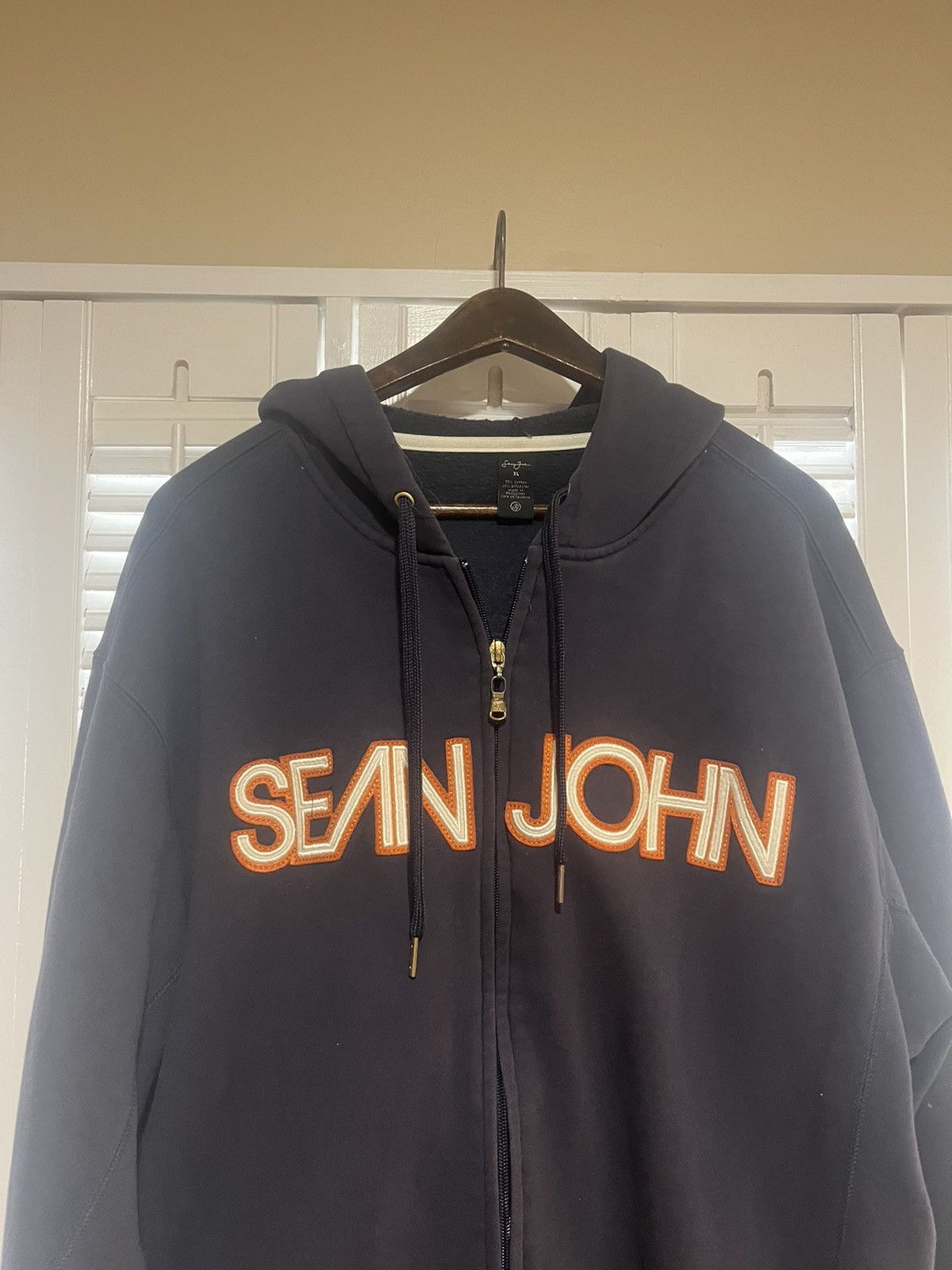 Sean John Vintage Y2K Sean John Baggy Zip Up Hoodie Size US XL / EU 56 / 4 - 3 Thumbnail