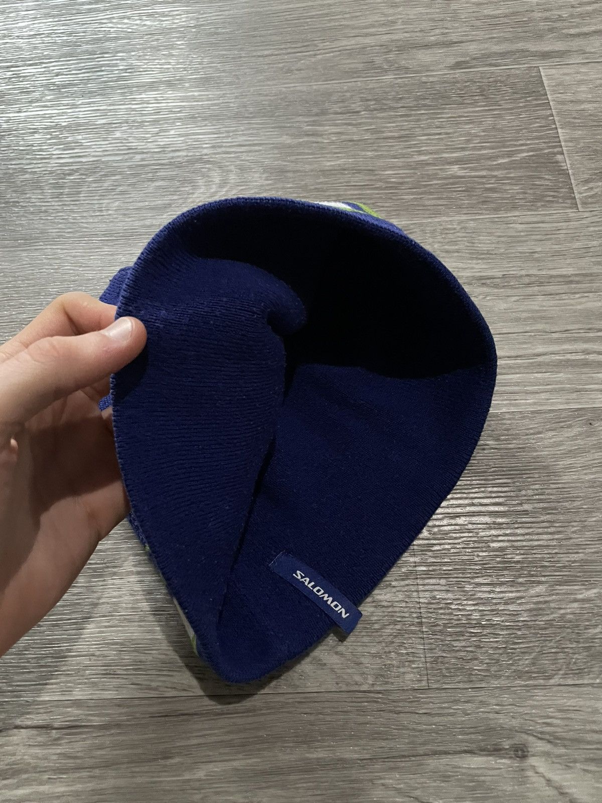 Salomon Vintage Salomon Blue Beanie Hat Outdoor Style Size ONE SIZE - 8 Thumbnail