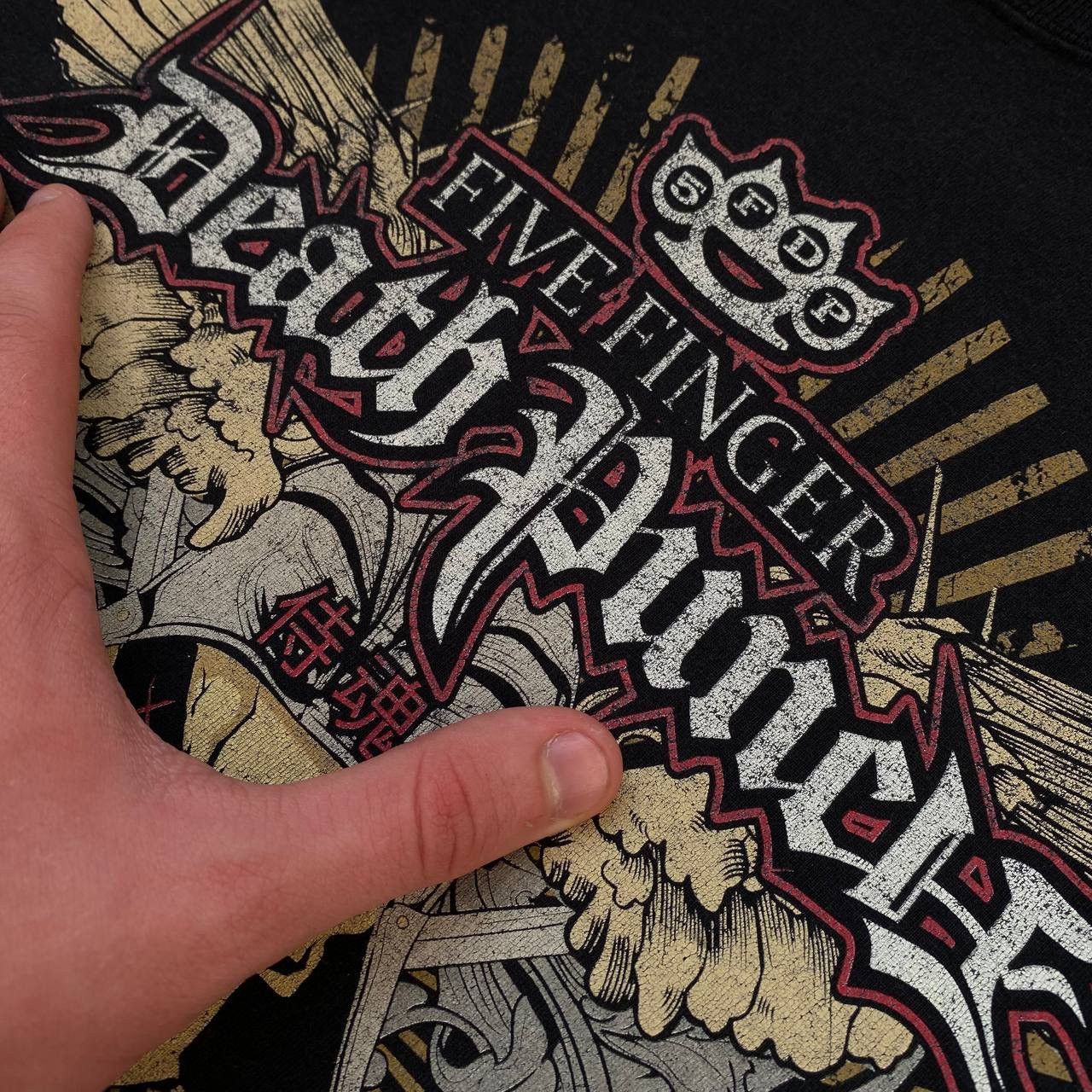 Band Tees × Vintage Vintage Five Finger Death Punch Band Tee Size US M / EU 48-50 / 2 - 3 Thumbnail