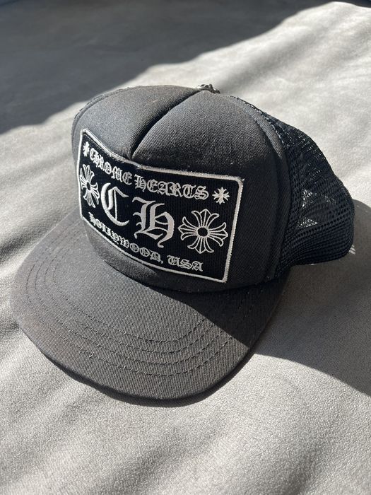 Chrome Hearts Chrome hearts trucker hat | Grailed