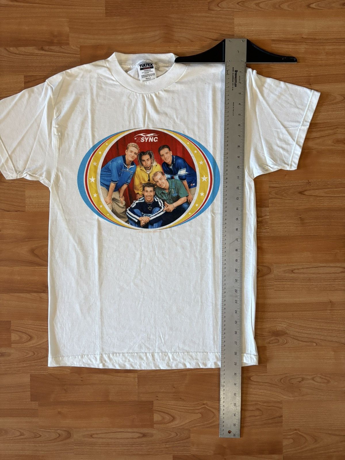 Vintage Vintage y2k Nsync white cotton t-shirt Size M band tour Size US M / EU 48-50 / 2 - 2 Thumbnail