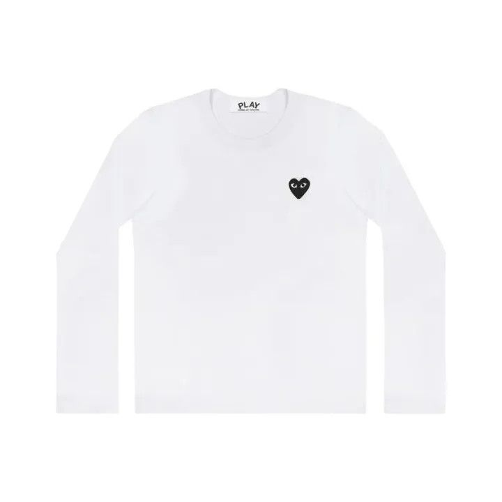 Comme des Garcons Comme des Garçons Play Black Heart Long Sleeve T-Shirt 0079 Size US S / EU 44-46 / 1 - 1 Thumbnail