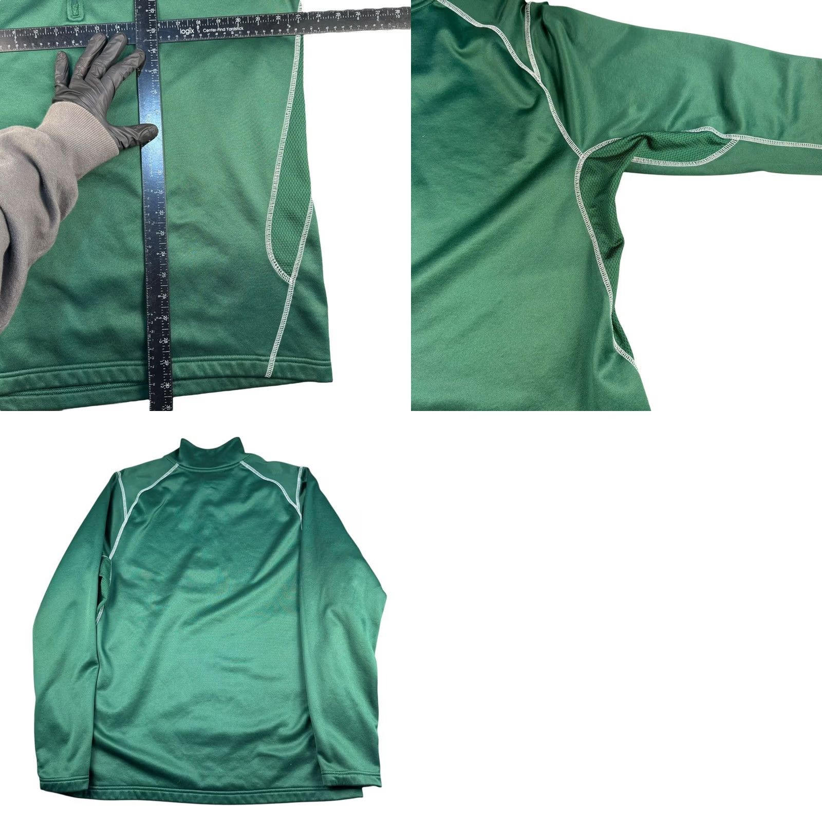Nike Nike Jacket Fleece L Large Pullover 1/4 Zip Gorpcore Hiking Outdoor Tech Green Men's Jacket Size US L / EU 52-54 / 3 - 8 Thumbnail