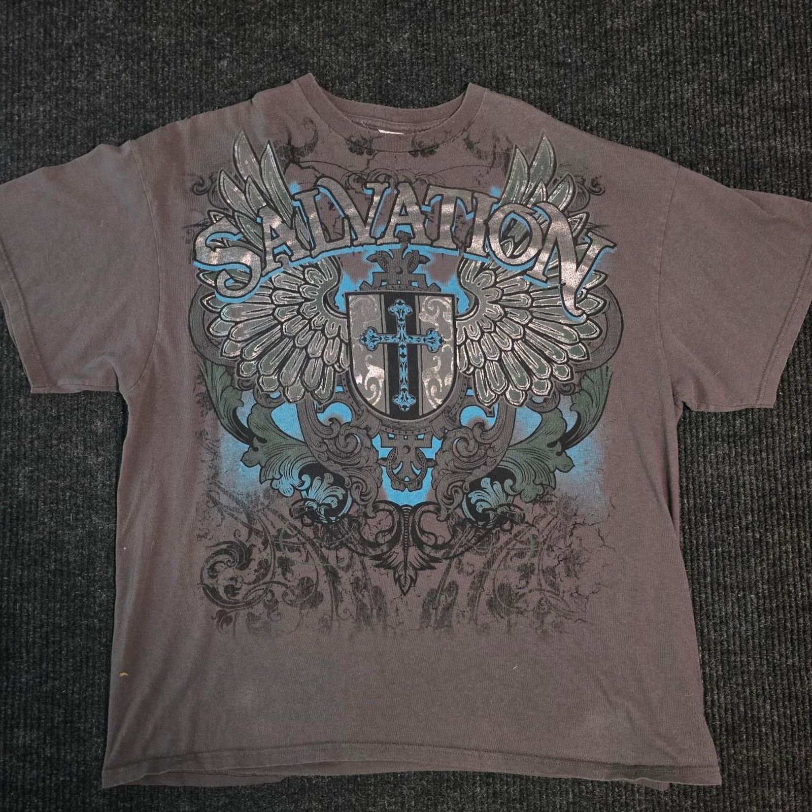 Other Vintage 2000s jesse pinkman style Salvation graphic tee Size US XL / EU 56 / 4 - 1 Thumbnail