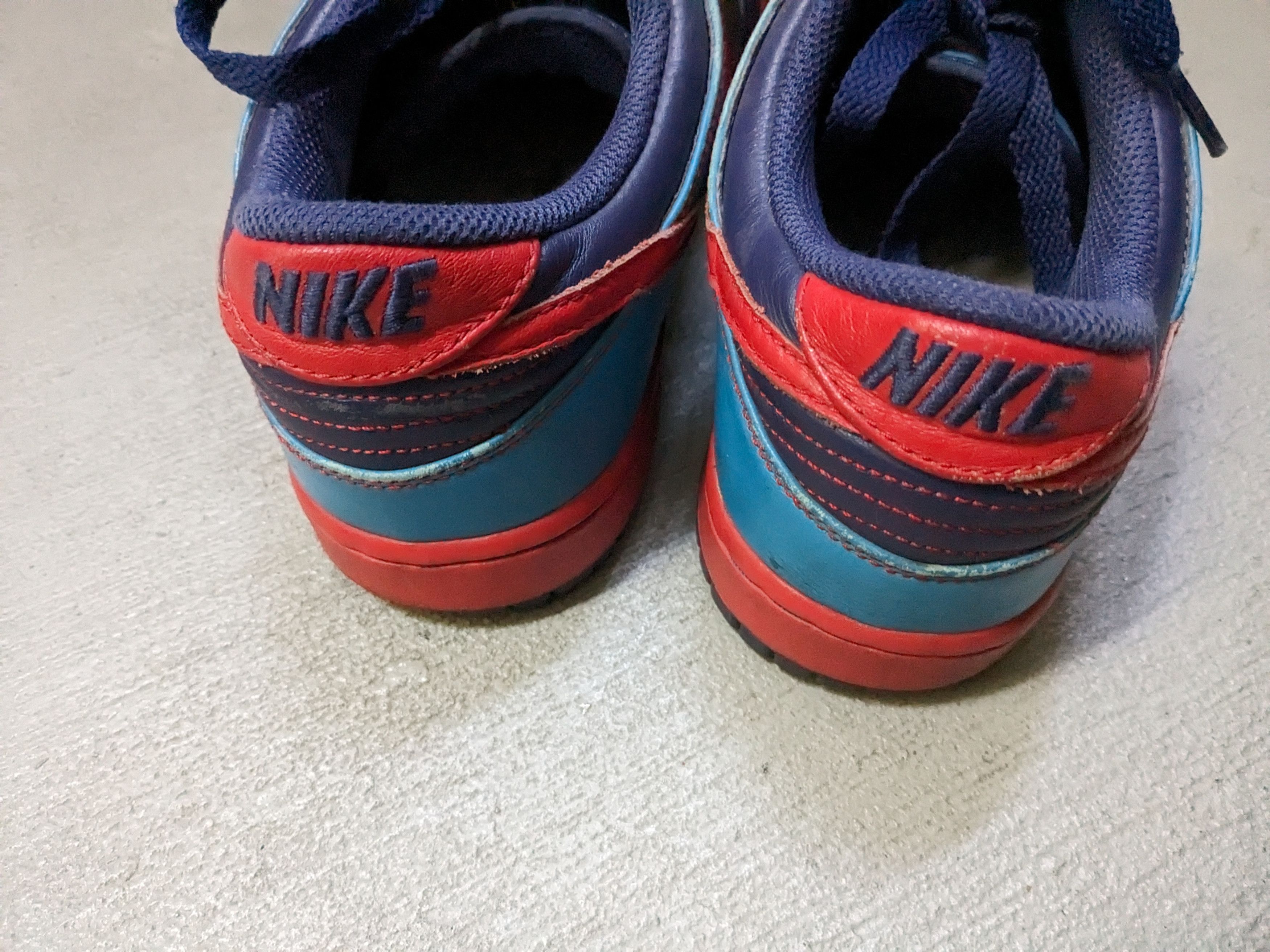 Nike Vintage Nike Dunk Low Purple Blue Red Size 11 Leather Y2K Size US 8.5 / EU 41-42 - 15 Thumbnail