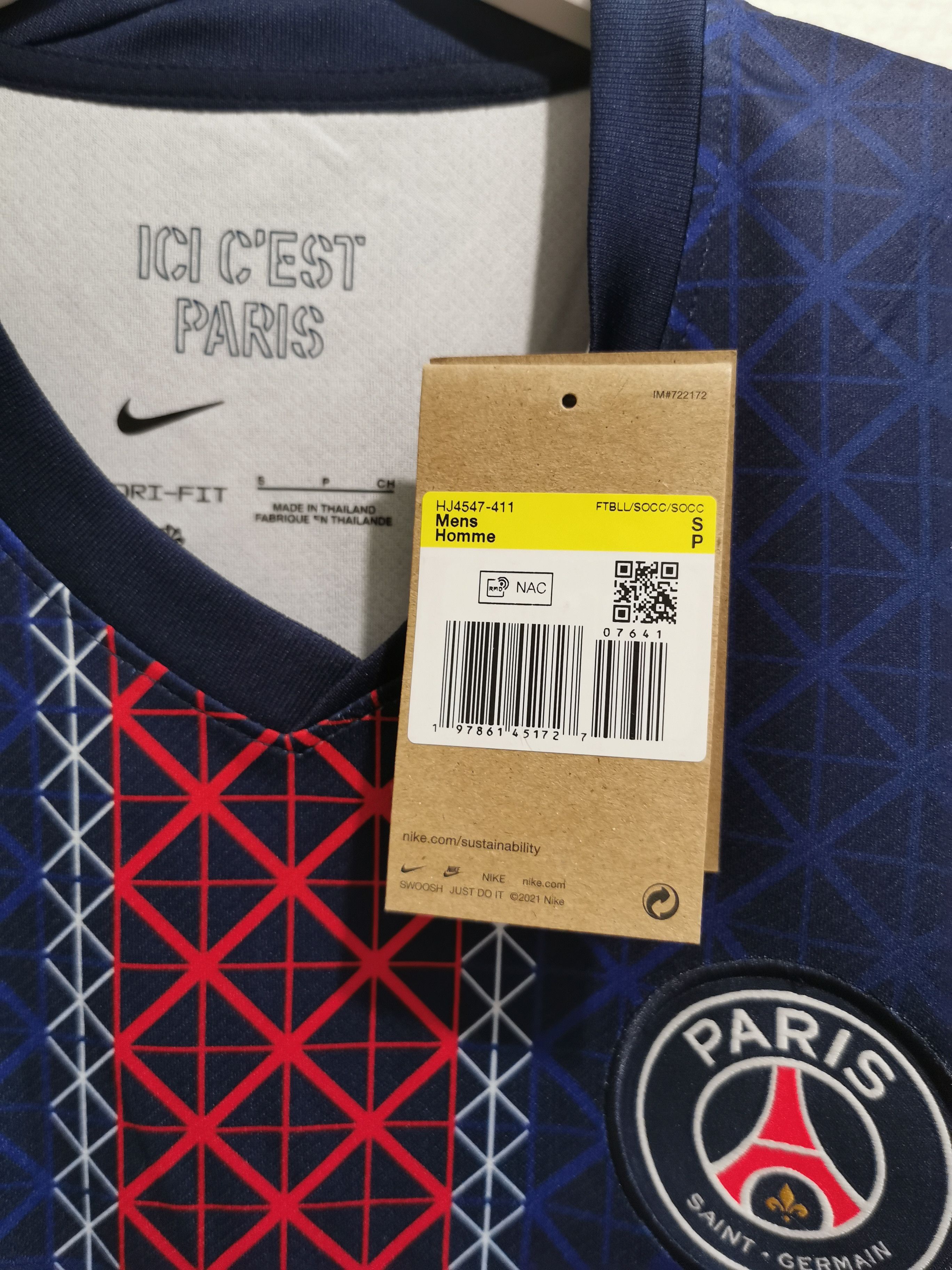 Nike Jersey PSG 2025-26 Player Size US S / EU 44-46 / 1 - 1 Thumbnail