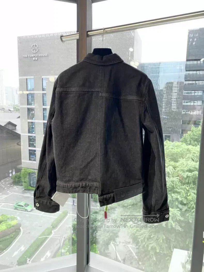 Loewe Loewe Cotton Logo Embroidered Denim Jacket Size XS / US 0-2 / IT 36-38 - 2 Thumbnail