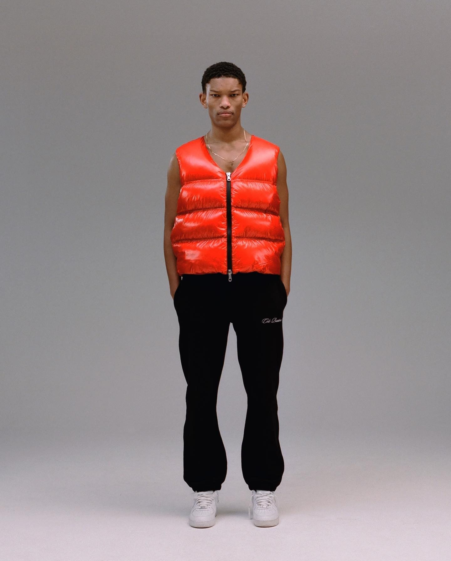 Cole Buxton Burnt Orange Down Insulated Gilet Size US M / EU 48-50 / 2 - 6 Thumbnail