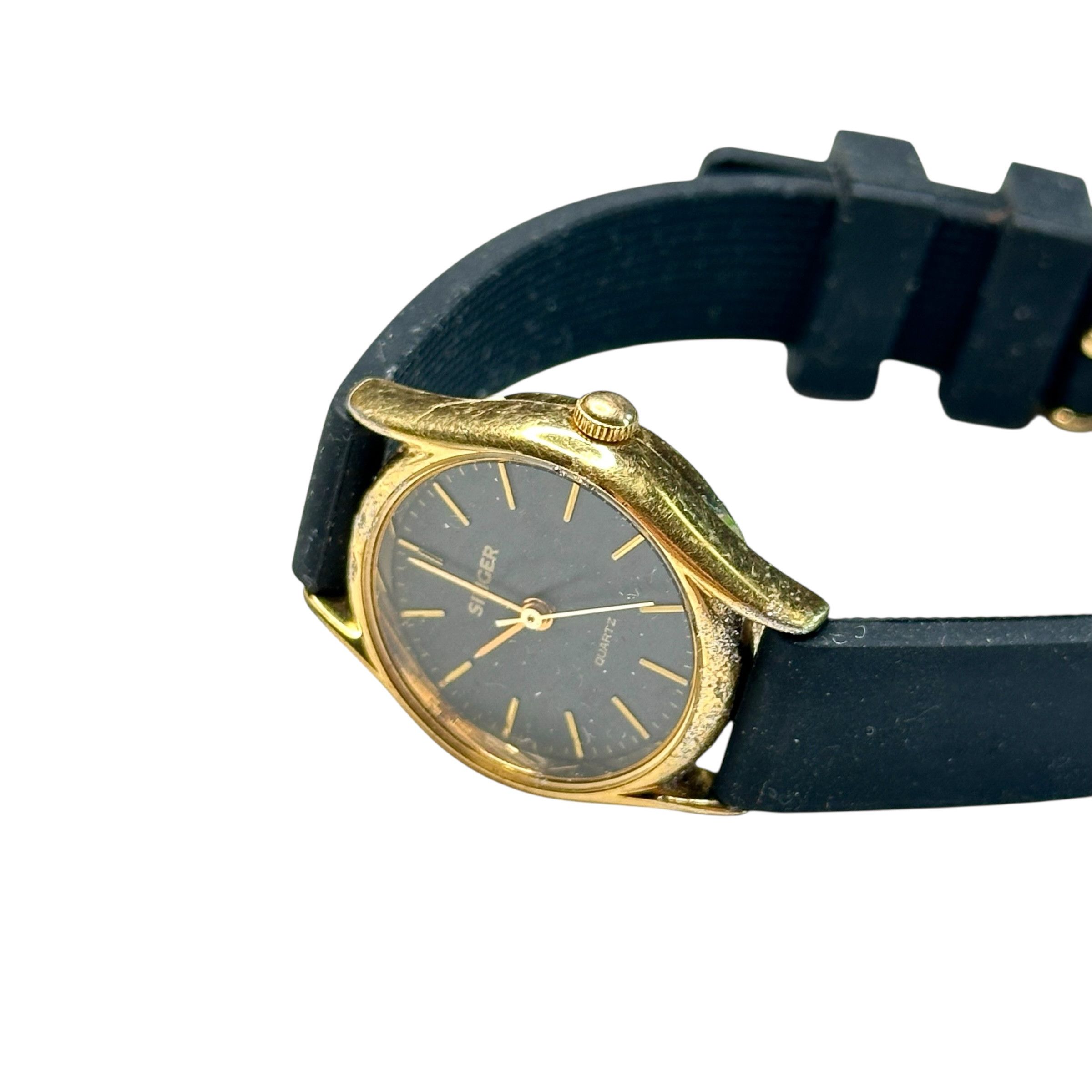 Vintage Singer Clock Rubber Watches Size ONE SIZE - 2 Thumbnail