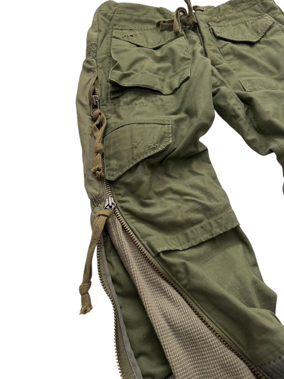 Greg Lauren Sz 1 Zip Layered Jungle Army Jacket Cargo Pants Size US 28 / EU 44 - 4 Thumbnail