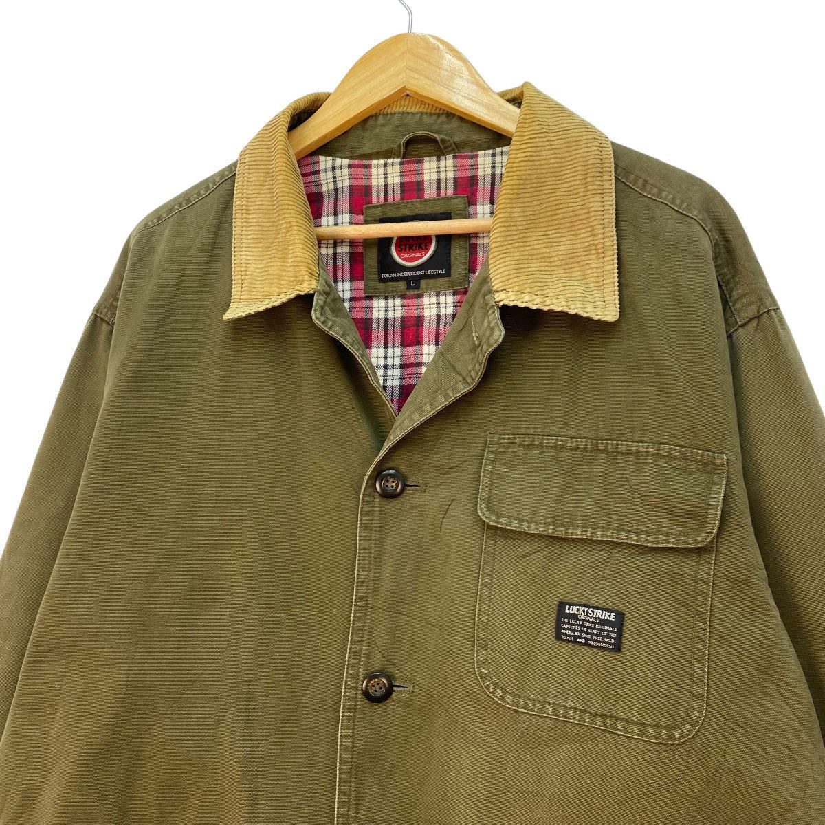 Vintage 💥Vintage Lucky Stripe Barn Workwear Chore Jacket Size US M / EU 48-50 / 2 - 4 Thumbnail