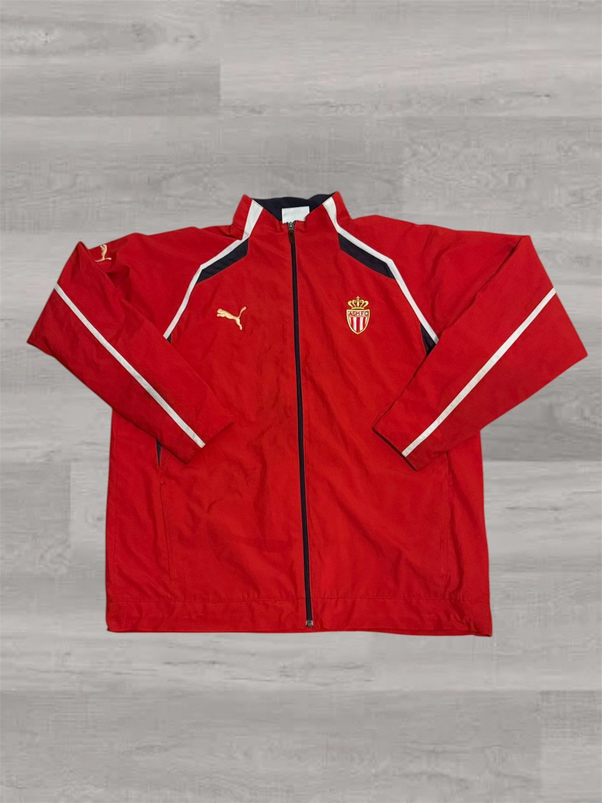 Puma As Monaco 2004/05 Track Jacket Size XL Size US XL / EU 56 / 4 - 1 Thumbnail