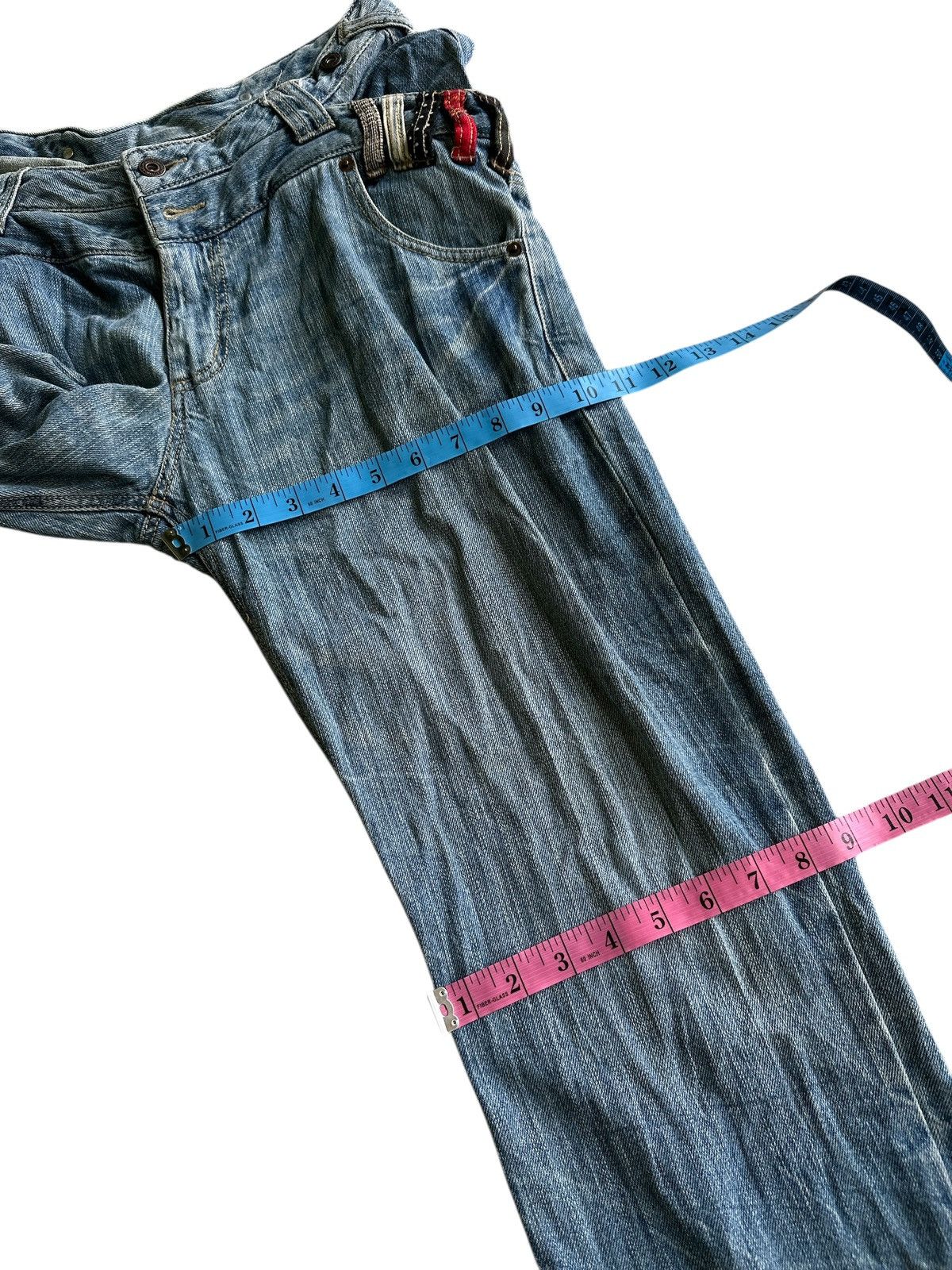Kapital Double Waist Denim Blue Washed . Size US 30 / EU 46 - 7 Thumbnail