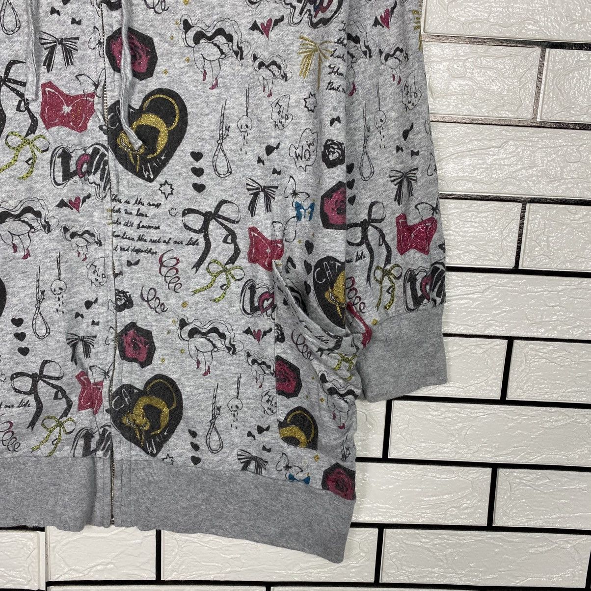 Hysteric Glamour 📌Hoodie Zipper Scolar Full Print Size US M / EU 48-50 / 2 - 6 Thumbnail